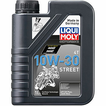 2526 LIQUI MOLY Motorbike 4T Street 10W-30 - 1 л. - Моторное масло для 4-тактных мотоциклов