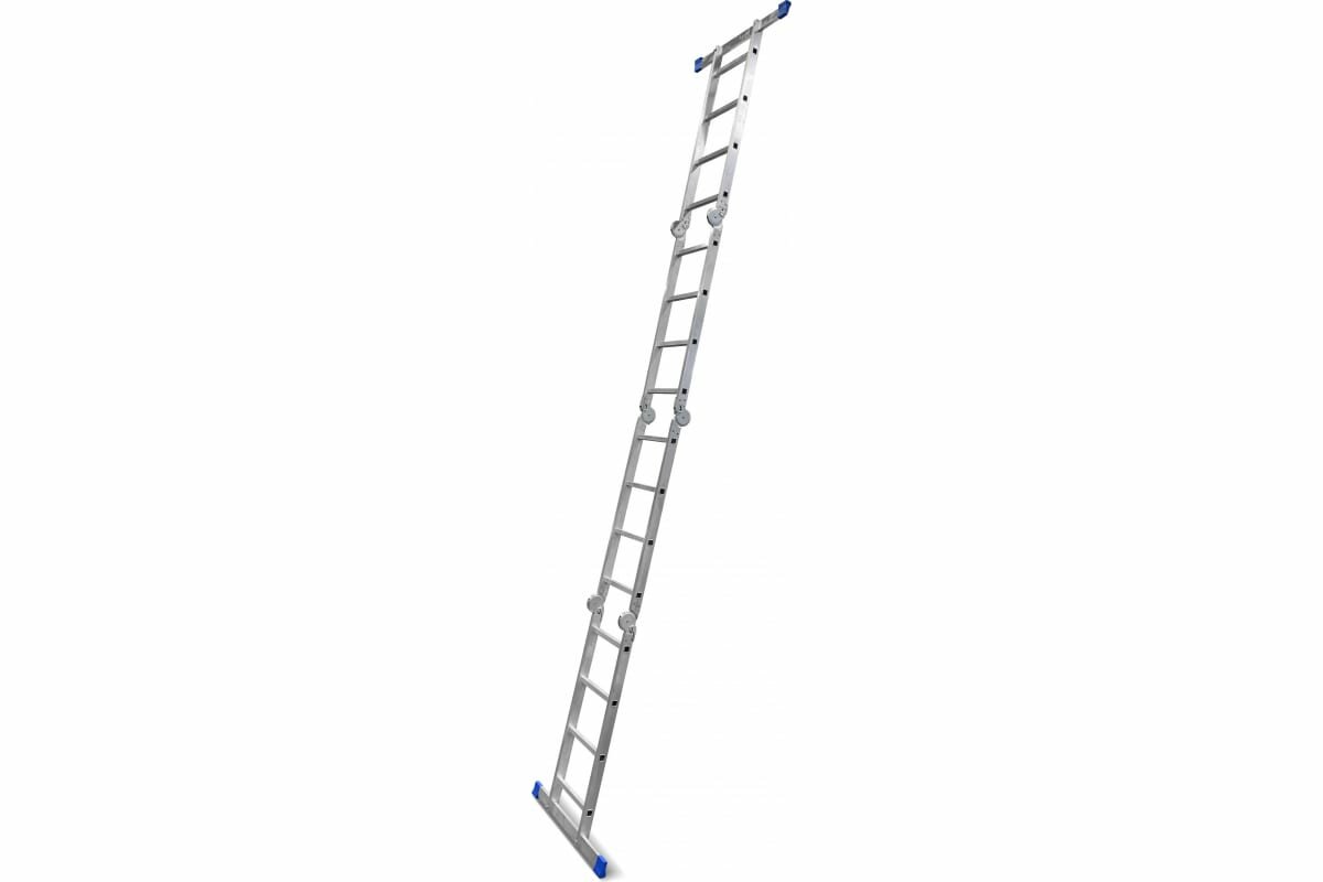 Алюминиевая лестница-трансформер LadderBel 4 секции по 4 ступени LT444PROF - фотография № 4