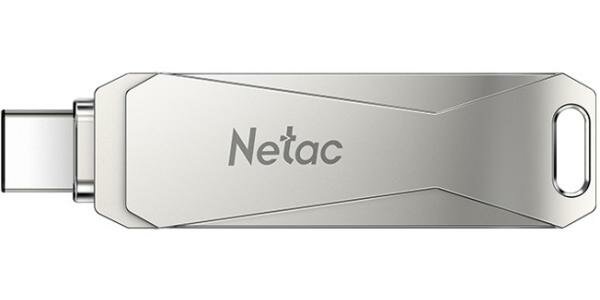 Флешка 512Gb Netac U782C USB 3.0 USB Type-C серебристый NT03U782C-512G-30PN