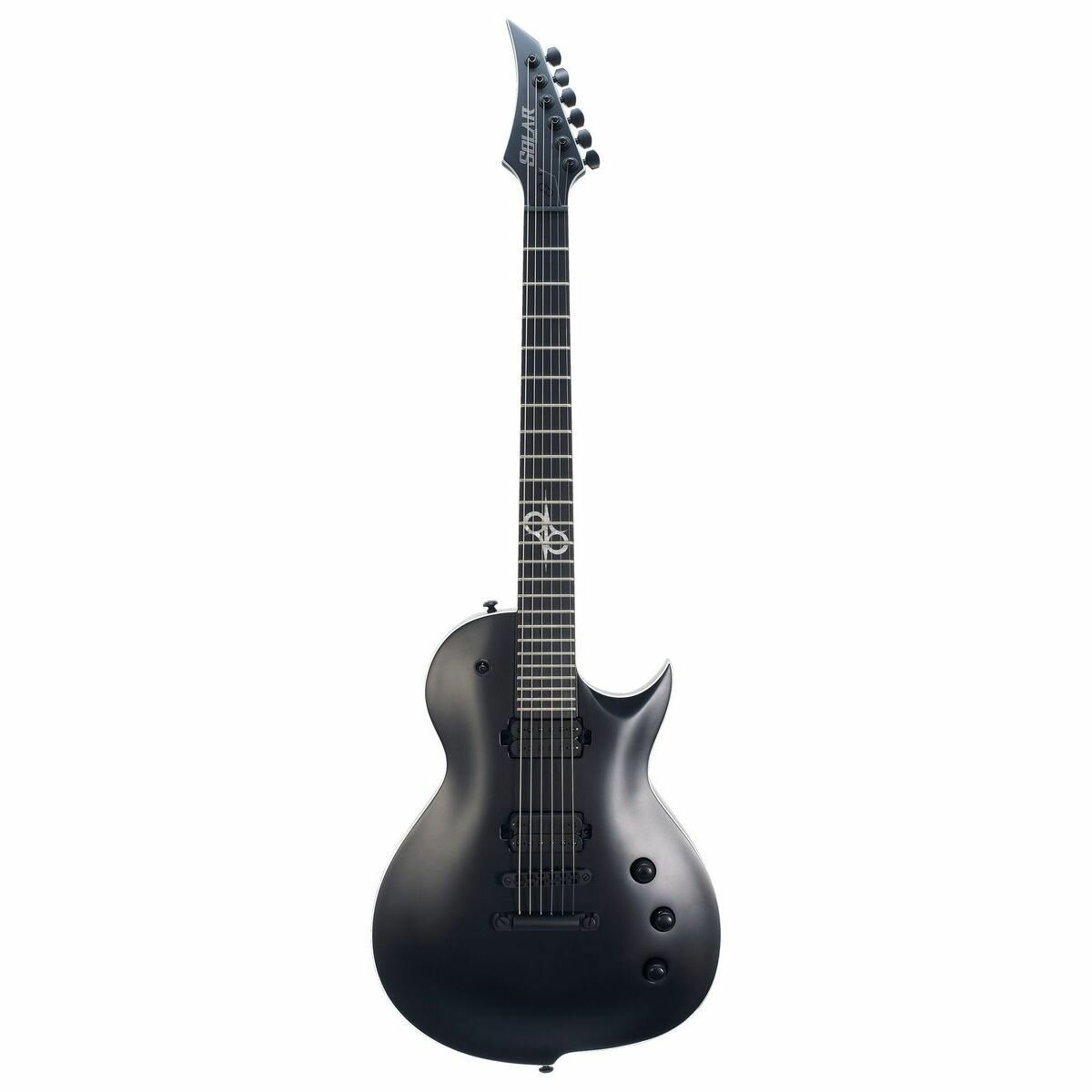 Solar guitars gc2.6c электрогитара, цвет черный матовый