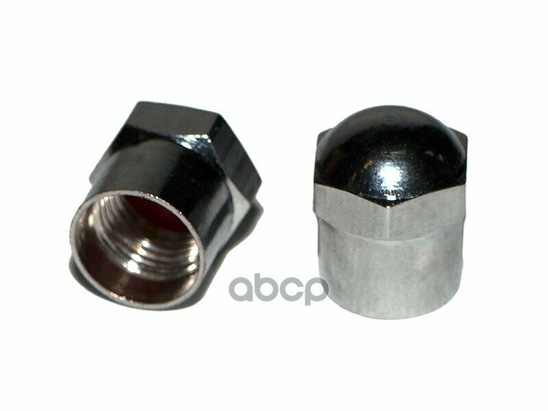 фото Колпачки На Шинный Вентиль Металлический Хром DOLLEX арт. 100KV-04MX