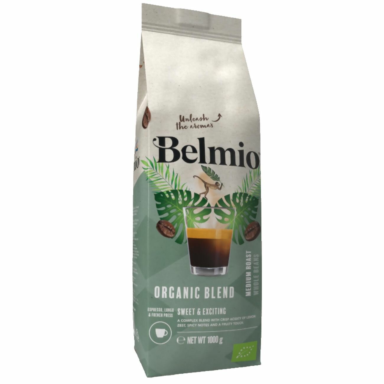 Кофе в зернах Belmio Organic Blend 1кг - фотография № 1