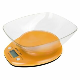 Кухонные весы Ergolux ELX-SK04-C11 оранжевые