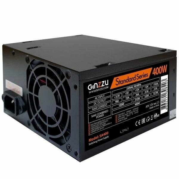 Блок питания GINZZU SA400 400W