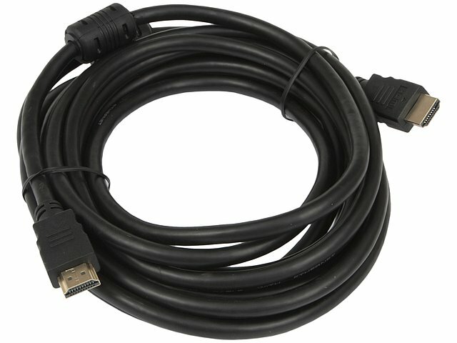 Кабель Telecom Кабель HDMI2.0 Telecom TCG200F, с ферритовыми кольцами (5.0м) (ret)