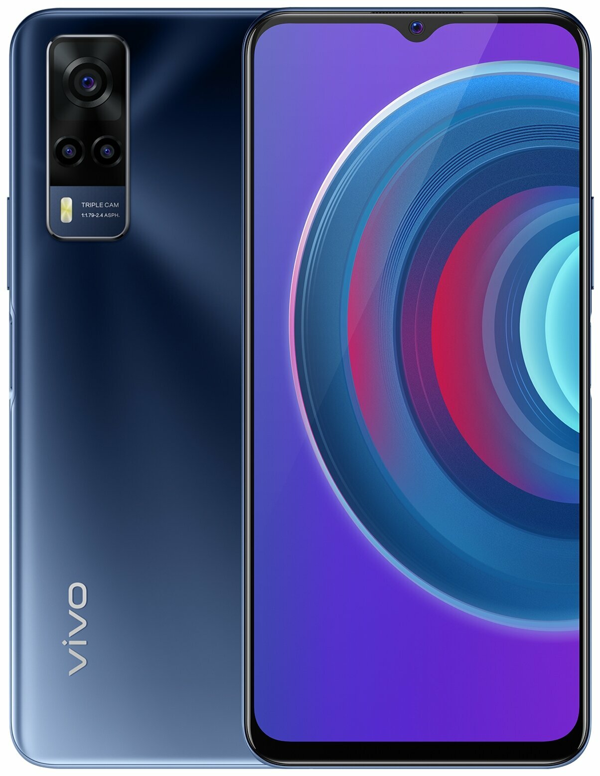 Смартфон Vivo Y53S 6/128Gb, sea blue