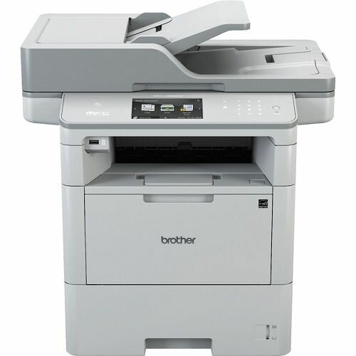 МФУ Brother MFC-L6900DW A4, 1Гб, 50стр/мин, факс, дуплекс, DADF80, GigaLAN, WiFi, лоток 520л, USB, старт.картридж 12000стр