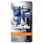 Бритва-стайлер GILLETTE Fusion ProGlide + 1 сменная кассета Power + 3 насадки для моделирования бороды/усов - изображение