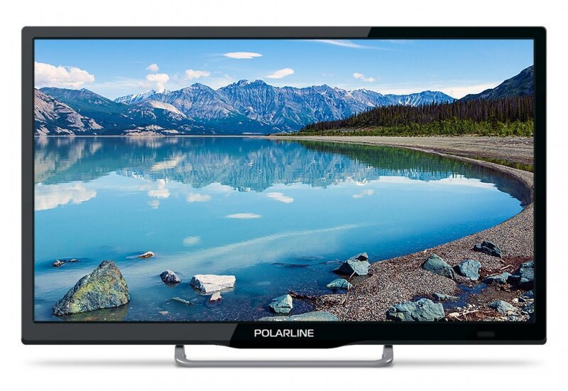 Телевизор LED POLARLINE 24" 24PL12TC, черный