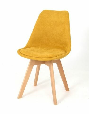 Стул кухонный PP-635-1 Milan Soft Yellow Red&Black желтый