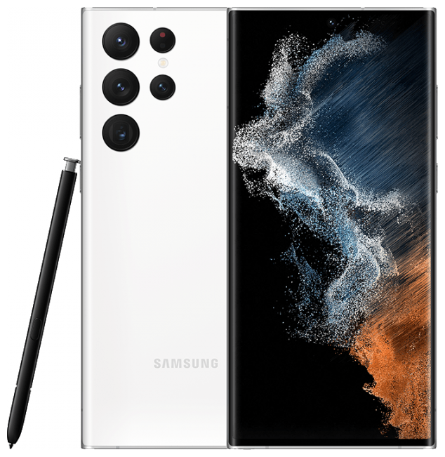 Смартфон Samsung Galaxy S22 Ultra (SM-S9080) 12/512 ГБ Белый фантом (Global)