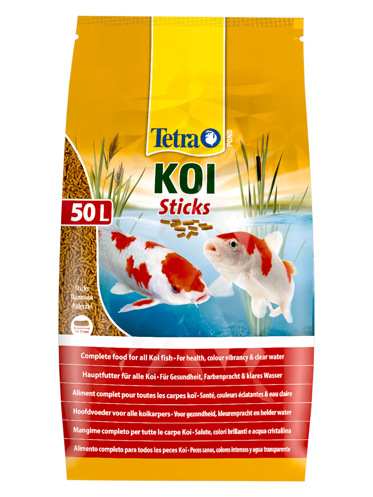 Основной корм для кои Tetra Koi Sticks палочки 50 л.