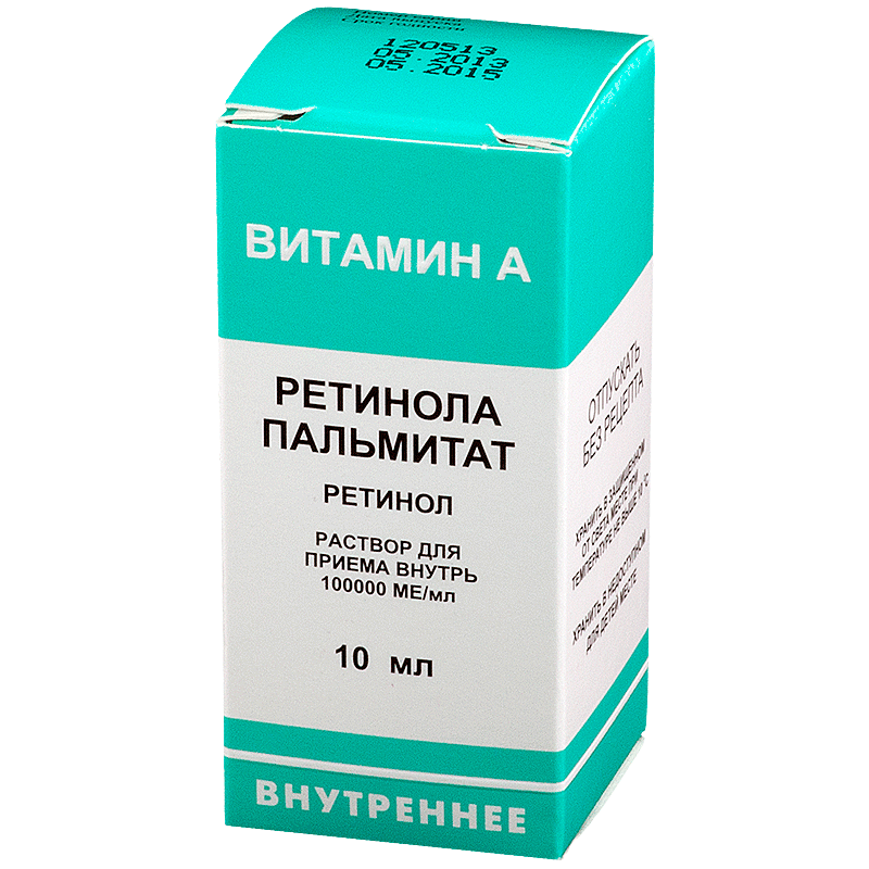 Ретинола пальмитат р-р масл 100000МЕ/мл фл. 50мл