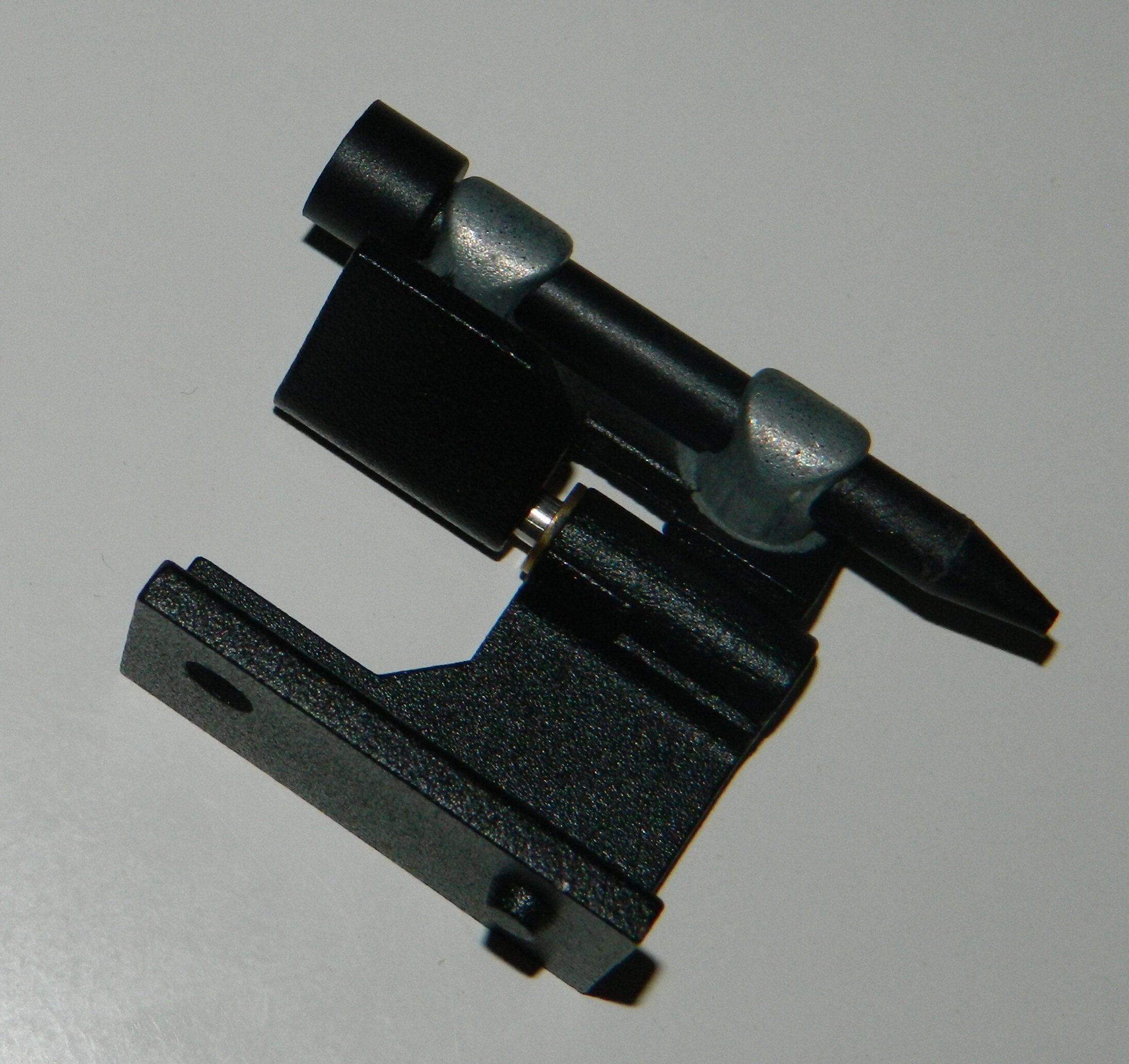 Петли EMKA наружные правые, для металлических дверок технологических шкафов, чёрные, 2 шт. - фотография № 7