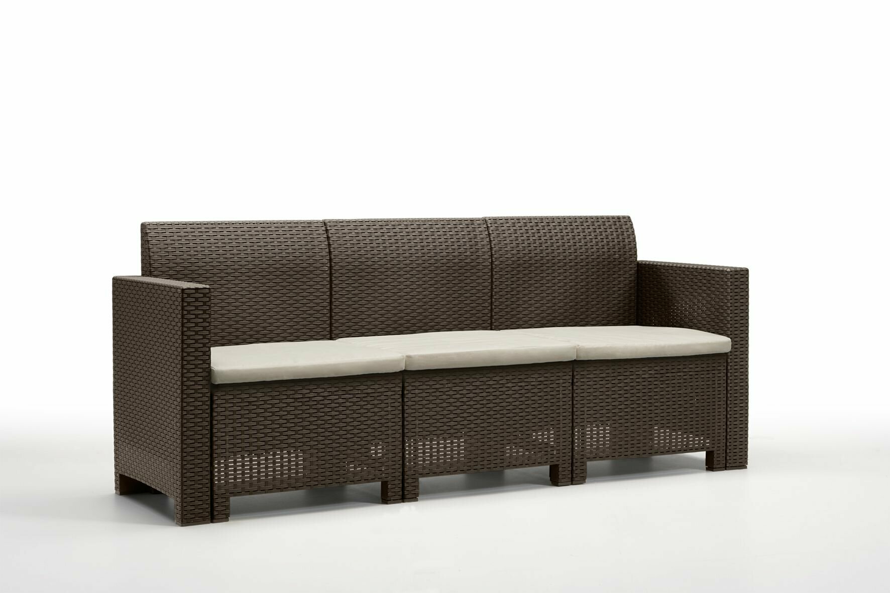 Диван BICA NEBRASKA SOFA 3, 3-х местный, венге - фотография № 2