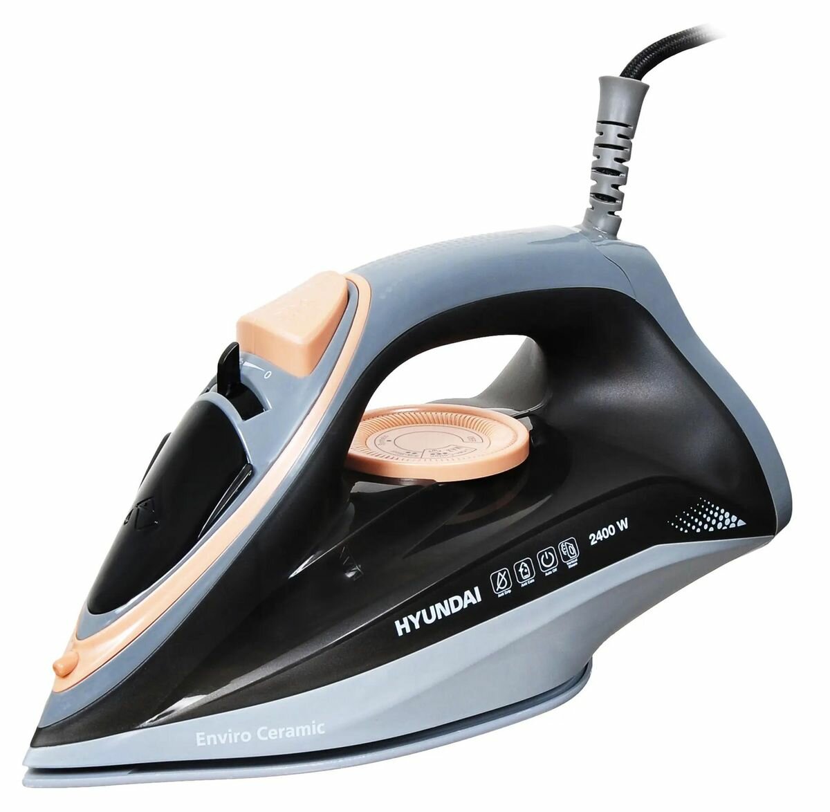 фото Утюг Hyundai H-SI01671, 2400Вт, голубой/голубой