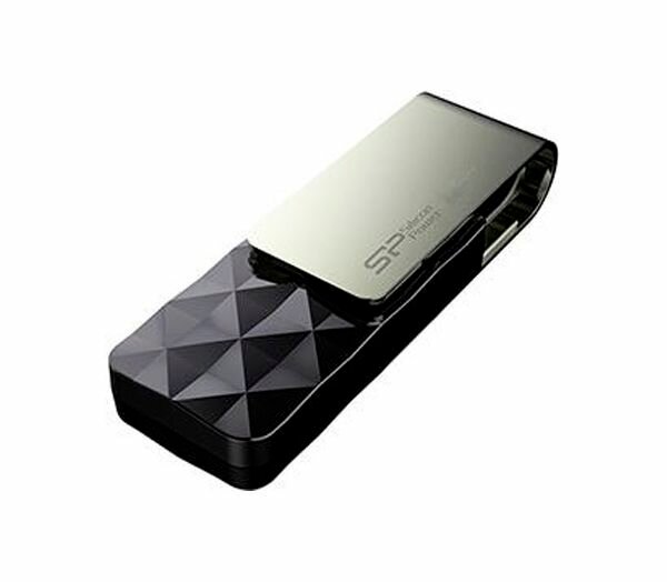 Флешка Silicon Power 32Gb Blaze B30 SP032GBUF3B30V1K USB3.0 черный/серый