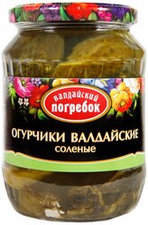 Валдайский погребок Огурчики Валдайский погребок соленые, 720 гр, 8 шт.