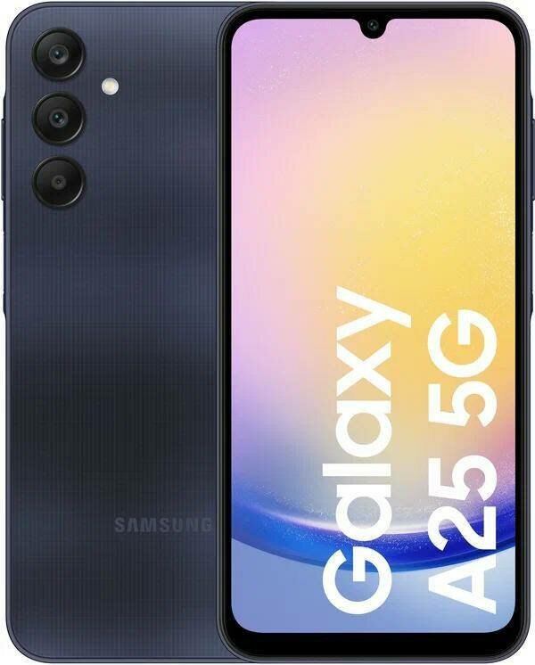 Смартфон Samsung Galaxy A25 6/128 ГБ, Dual nano SIM, темно-синий (Black)