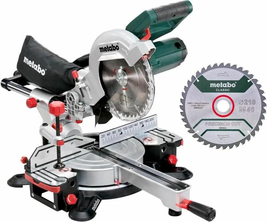 Торцовочная пила METABO KGS 216 M Set [690827000]