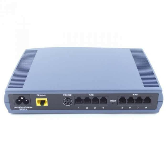 Голосовой шлюз AudioCodes MediaPack 118 (MP118/8S/SIP) 8 FXS портов SIP Package single 100/10 BaseT ( Аудиокодес 8 аналоговых портов Voip телефония )