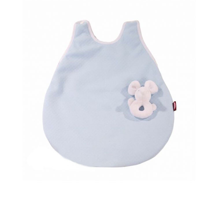 Gotz Blue Sleeping Bag With Cuddly Mouse for 48 cm Cookie baby dolls (Голубой спальный мешок для кукол Готц Cookie 48 см)