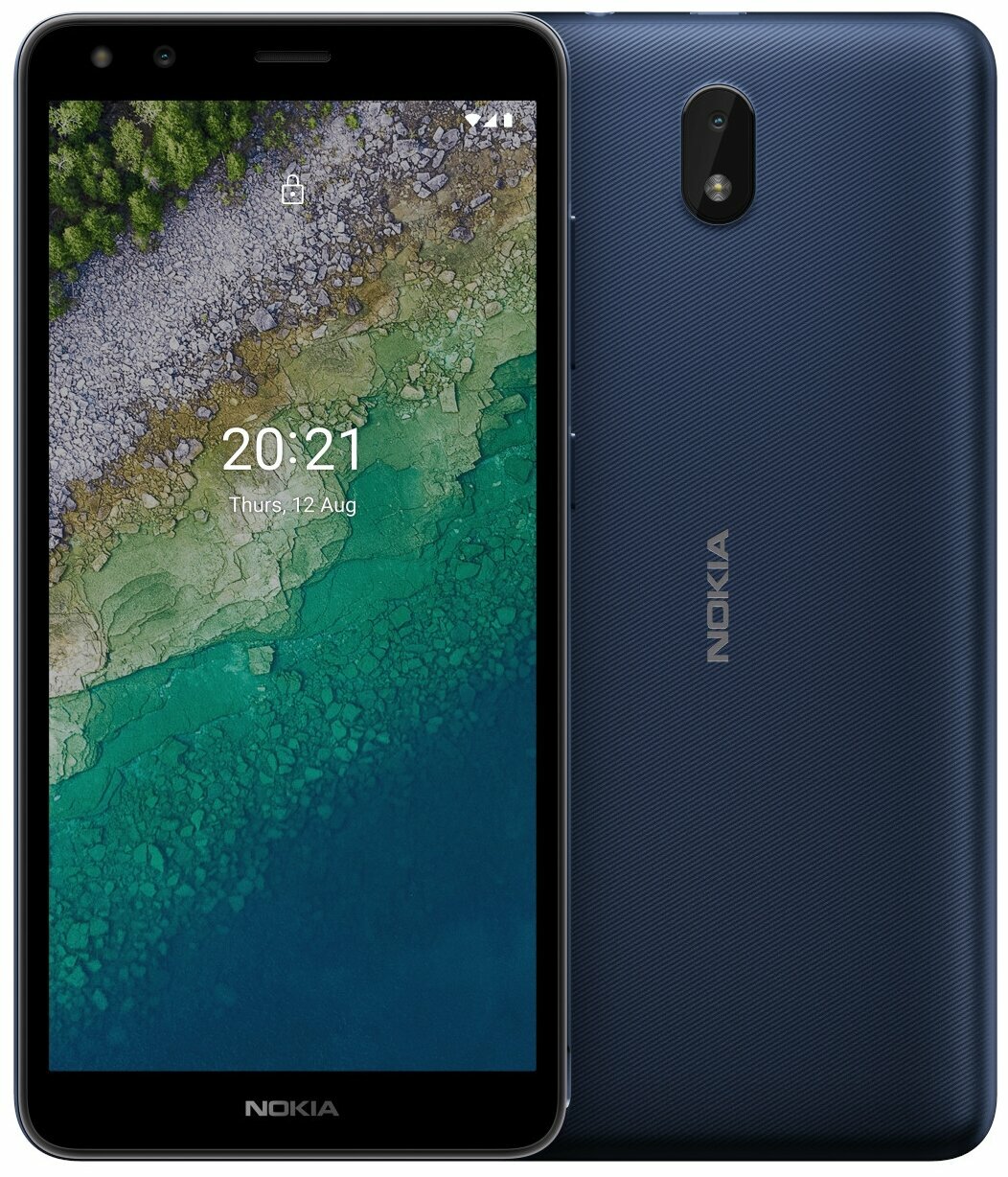 Смартфон Nokia C01 Plus DS 1/16 GB, blue