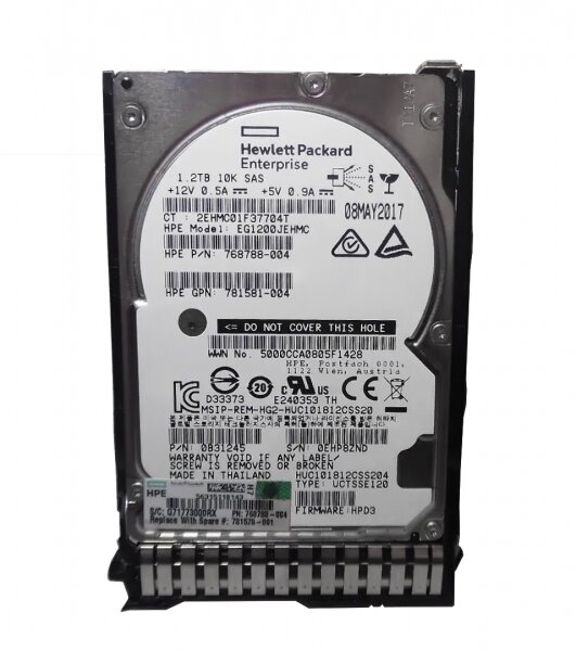 Жесткий диск HP 768788-004 1,2Tb 10000 SAS 2,5" HDD