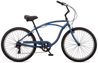 Комфортный велосипед Schwinn S7, год 2021, цвет Синий