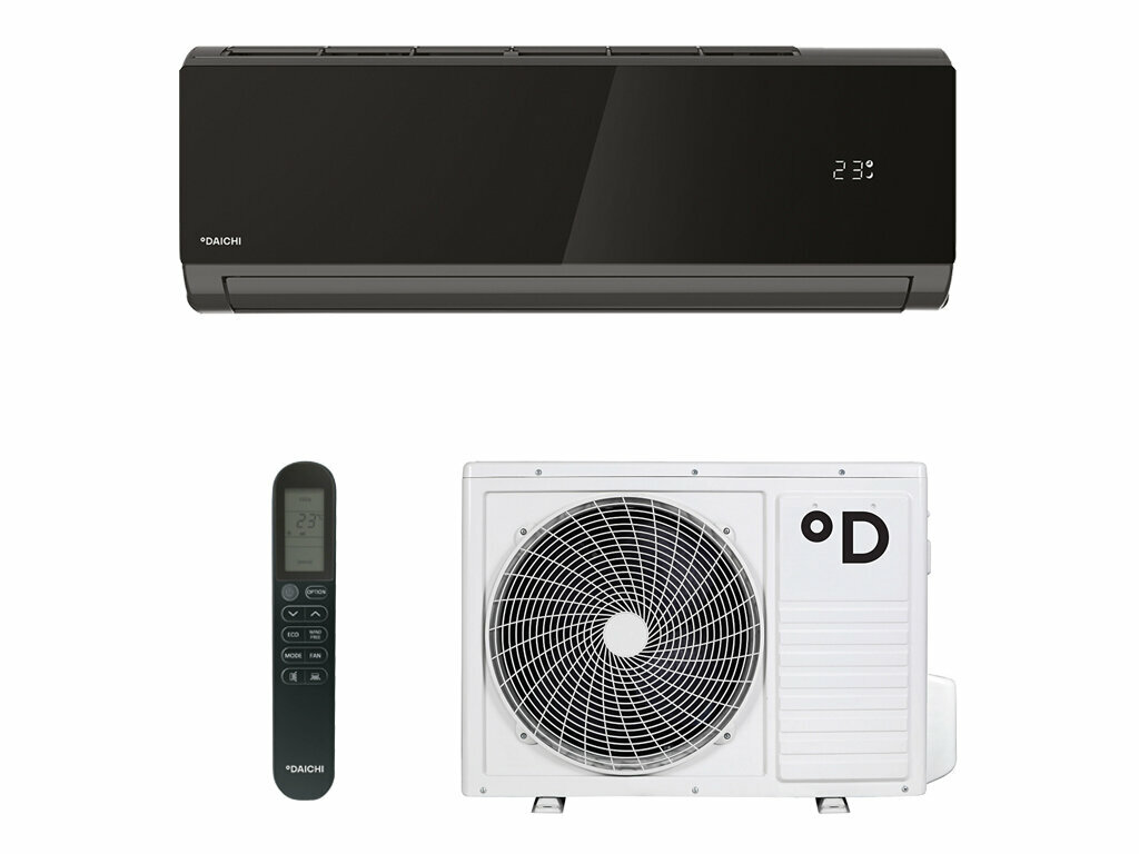 Кондиционер настенный инверторный Daichi Carbon Inverter DA50DVQS1R-B/DF50DVS1R , черный