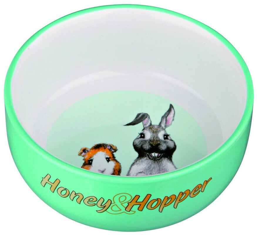 Миска керамическая с рисунком, Honey & Hopper, 250 мл, диаметр 11 см