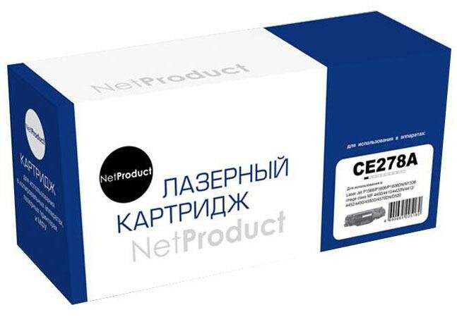 Картридж NetProduct CE278A CE278A CE278A CE278A CE278A CE278A 2100стр Черный