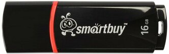 USB Flash Drive 16Gb - Smartbuy Crown Black SB16GBCRW-K