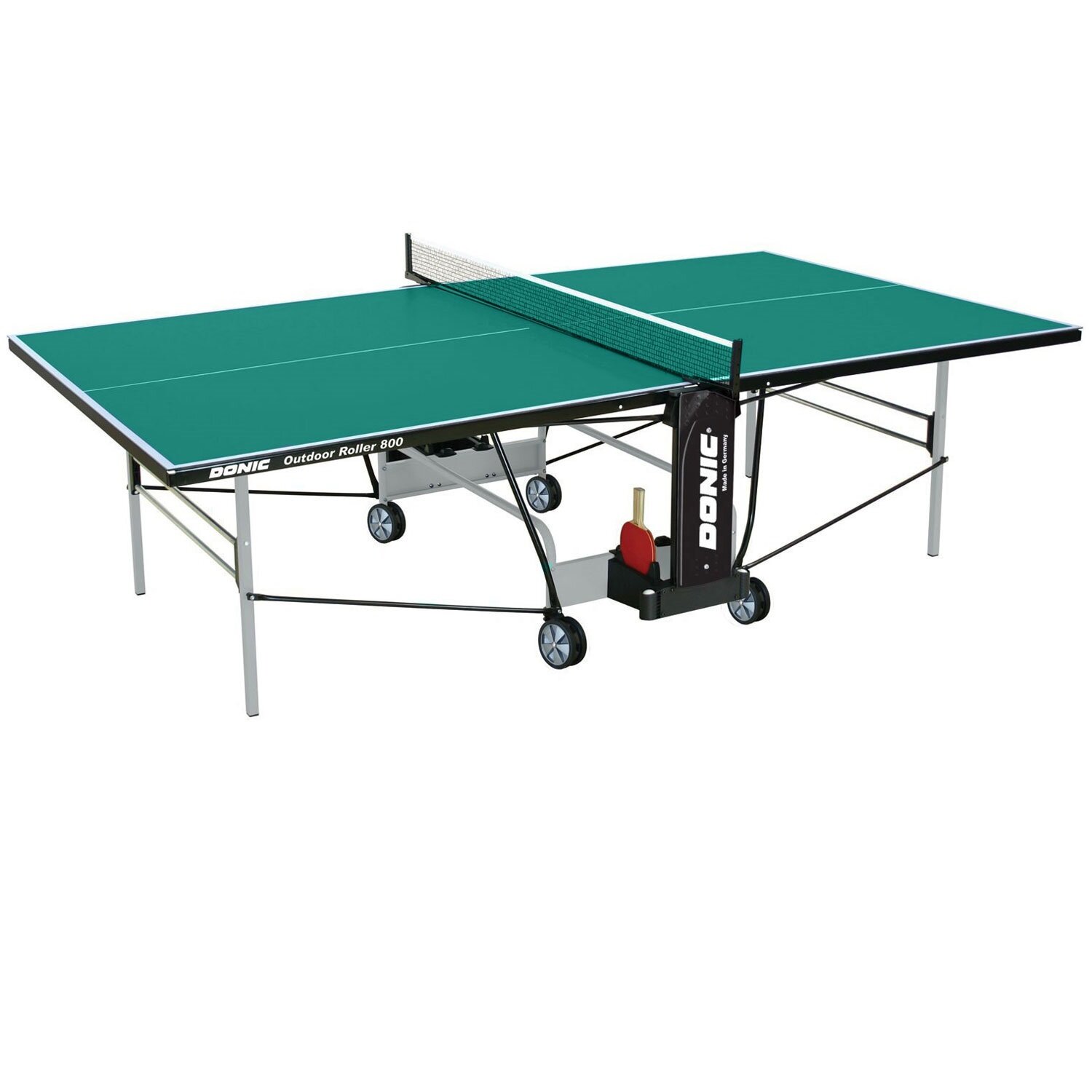 Всепогодный теннисный стол DONIC OUTDOOR ROLLER 800-5 GREEN