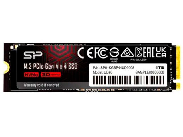 Твердотельный накопитель Silicon Power UD90 PCIe Gen 4x4 SP01KGBP44UD9005