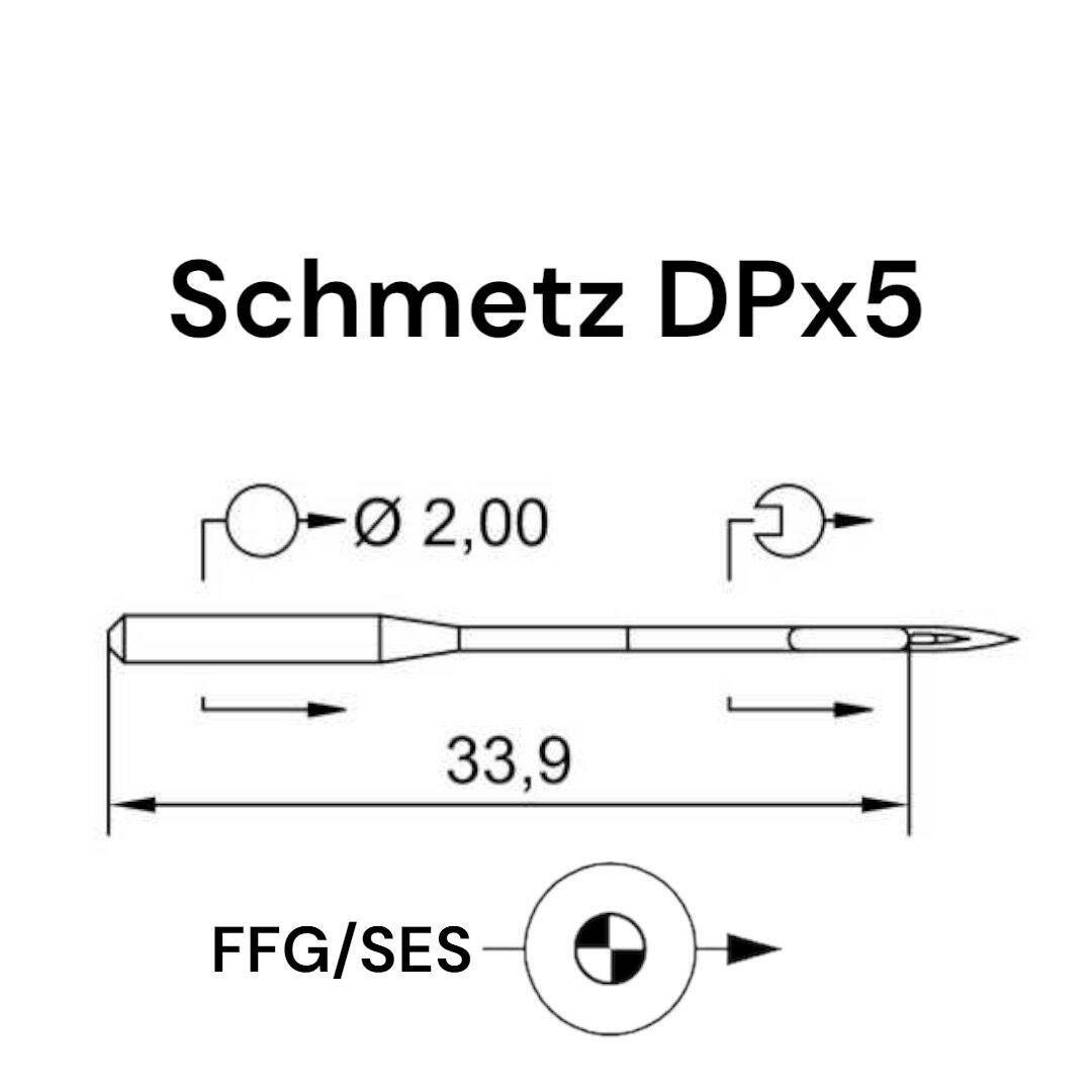 DPx5 №90 Schmetz иглы для трикотажа/ толстая колба/ для промышленных швейных машин - фотография № 3