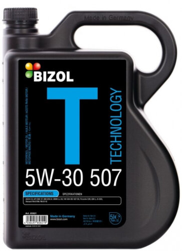 Моторное масло BIZOL Technology 5W-30 507 НС-синтетическое 5 л