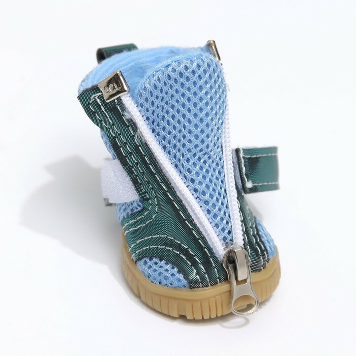 Ботинки "Мото", набор 4 шт, 5 размер (5,8 х 4,5 см), синие - фотография № 3