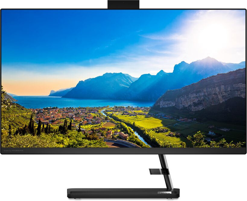 Моноблок/ Lenovo IdeaCentre AIO 3 27ALC6 27"(1920x1080)/AMD Ryzen 3 5300U(2.6Ghz)/8192Mb/256SSDGb/