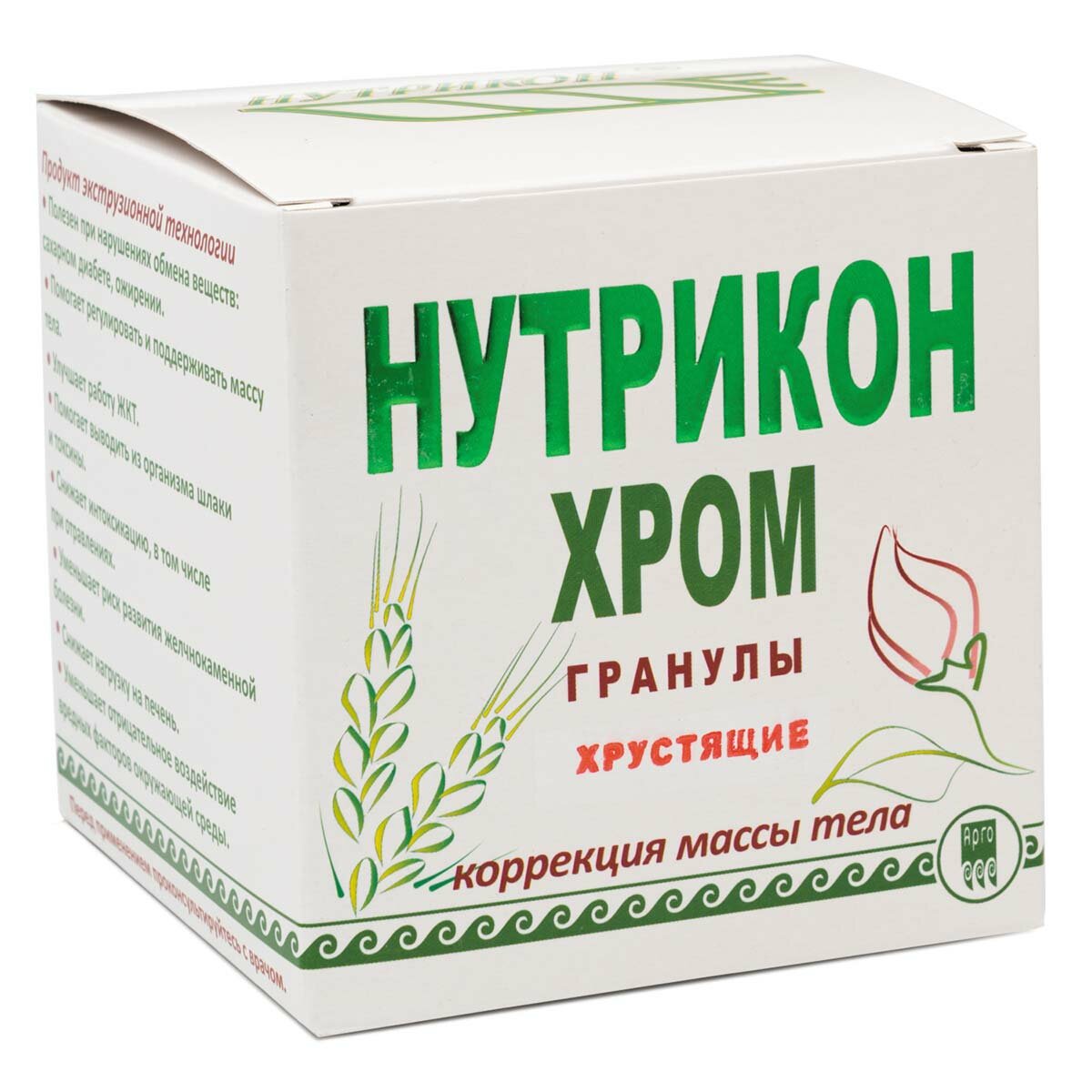 Нутрикон Хром (источник клетчатки) хрустящие гранулы, 350 г