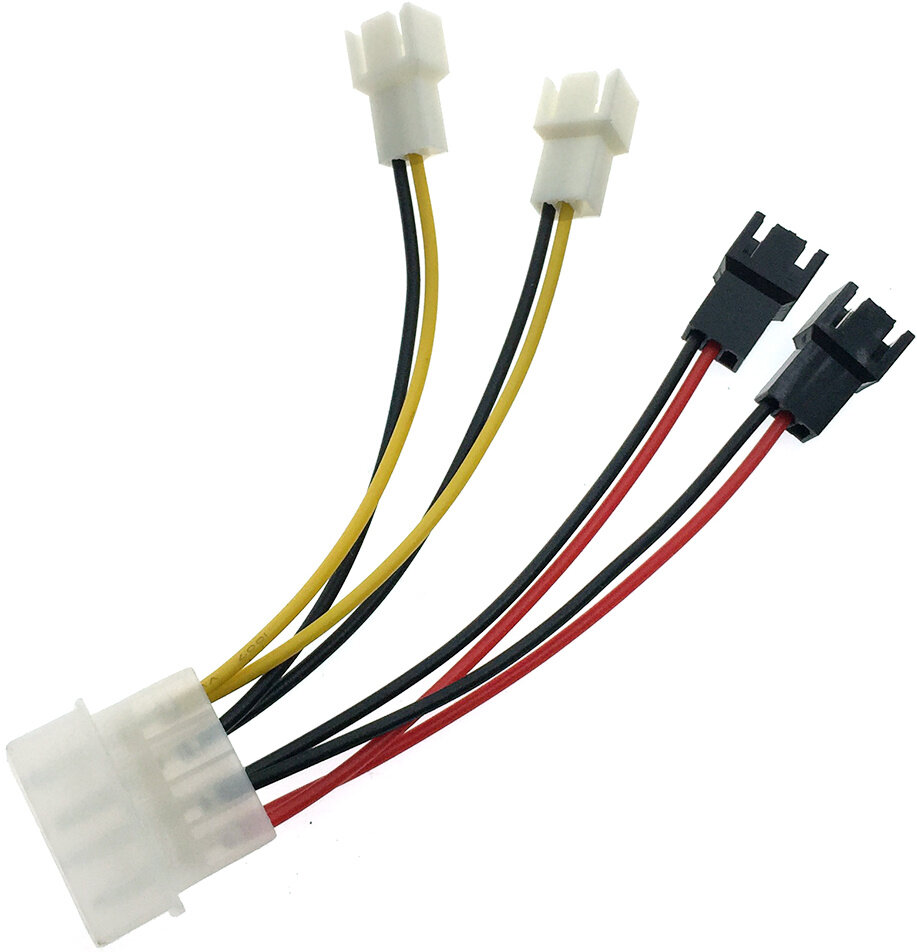 Переходник Molex - 4x 3Pin, Espada (e4PINm-4X3pINm)