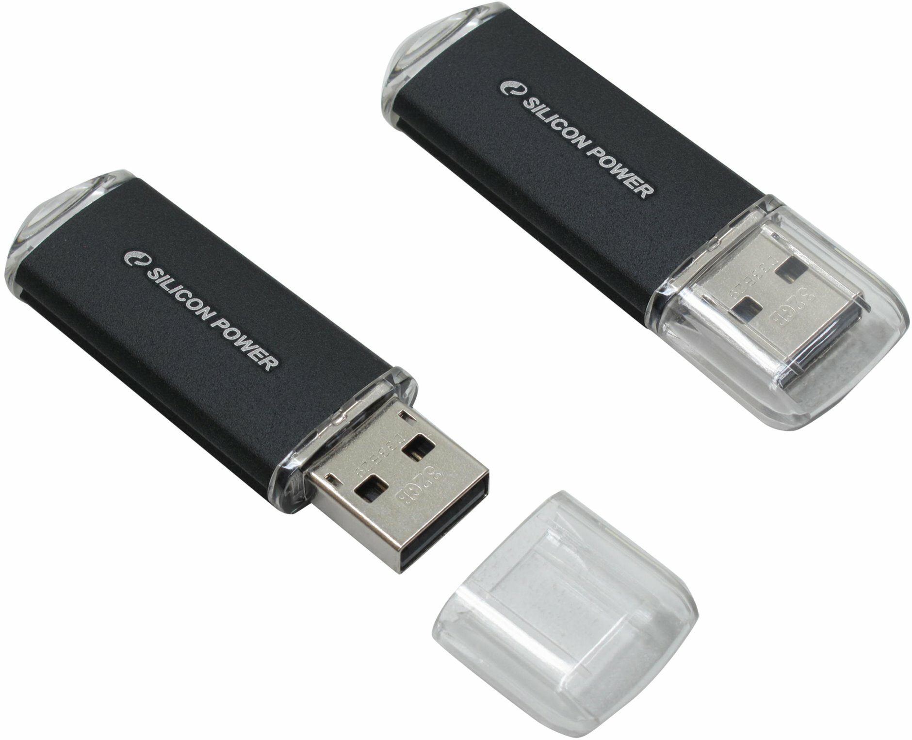 Флешка Silicon Power Ultima II i-Series 32Gb, SP032GBUF2M01V1K, USB2.0 Черный