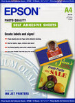 41106 Самоклеящаяся матовая фотобумага EPSON Photo Quality Self-Adhesive Paper A4 (10 листов, 167 г/м2) - изображение