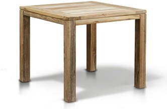 Деревянный стол 4SIS "Виченца" из натурального тика, 90х90см