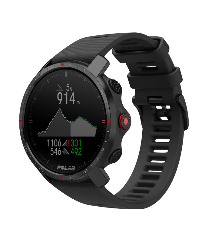 Умные часы Polar Grit X 35 мм GPS, черный