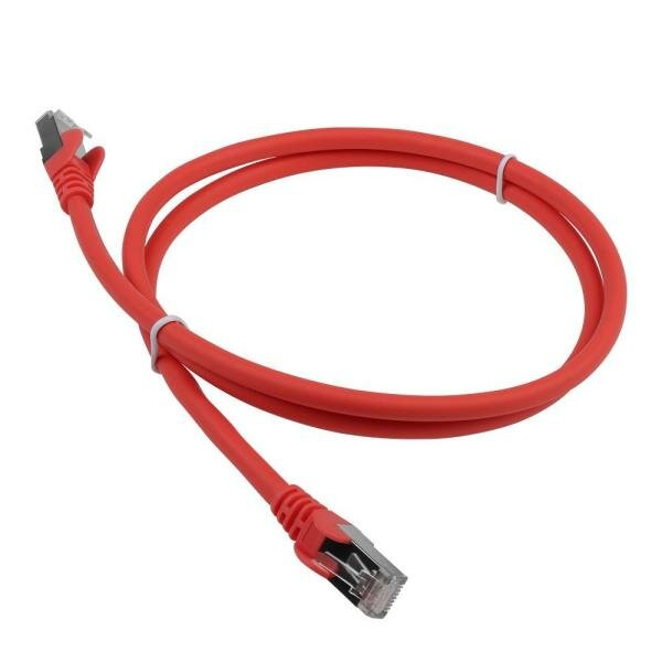 Патч-корд Lanmaster LAN-PC45/S6A-5.0-RD вилка RJ-45-вилка RJ-45 кат.6А 5м красный LSZH