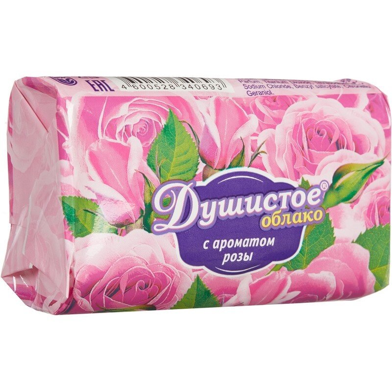 фото Мыло Душистое облако "Душистое облако", с ароматом розы, 90 г