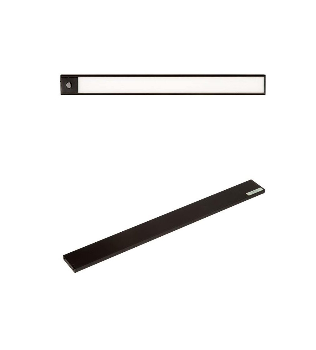 фото Luminaire / Умный светильник ночник с датчиком движения и магнитной лентой черный 40 см 6000K MaYuan-40-6h