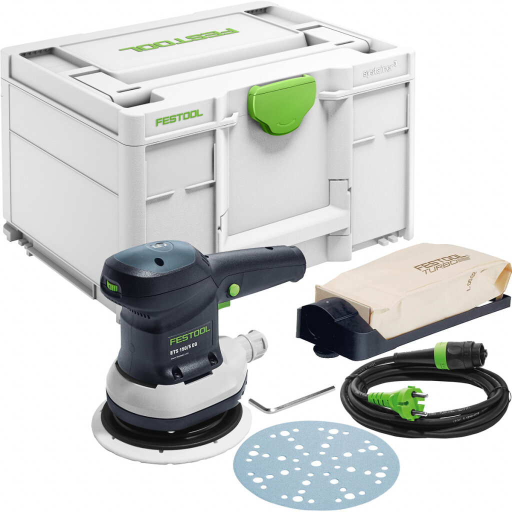 Эксцентриковая шлифмашинка Festool ETS 150/5 EQ-Plus