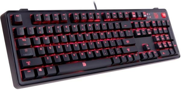 Клавиатура проводная Tt eSPORTS MEKA Pro Cherry MX Blue USB + PS/2 черный